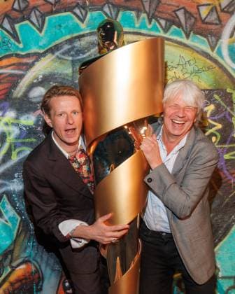 Event - Deutscher Filmpreis 2025 Nominiertenabend Alexander Scheer und Andreas Dresen beim Nominiertenabend des Deutschen Filmpreises 2025 in der Fotografiska am 05.04.2025 in Berlin. Copyright: xEventpressxKochanx