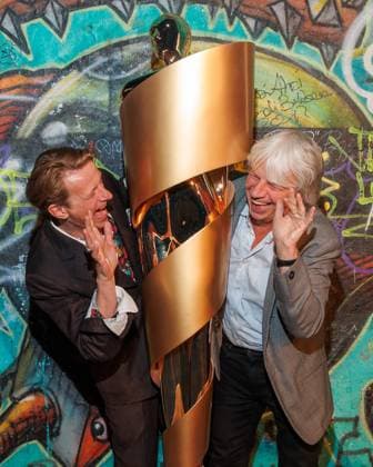 Event - Deutscher Filmpreis 2025 Nominiertenabend Alexander Scheer und Andreas Dresen beim Nominiertenabend des Deutschen Filmpreises 2025 in der Fotografiska am 05.04.2025 in Berlin. Copyright: xEventpressxKochanx