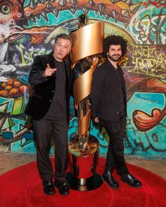 Event - Deutscher Filmpreis 2025 Nominiertenabend Talal Derki und Ibrahim Nash at beim Nominiertenabend des Deutschen Filmpreises 2025 in der Fotografiska am 05.04.2025 in Berlin. Copyright: xEventpressxKochanx