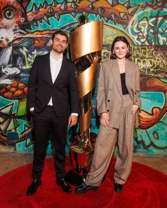 Event - Deutscher Filmpreis 2025 Nominiertenabend Lucas Reiber und Lea van Acken beim Nominiertenabend des Deutschen Filmpreises 2025 in der Fotografiska am 05.04.2025 in Berlin. Copyright: xEventpressxKochanx