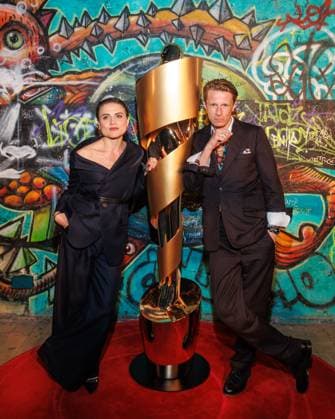 Event - Deutscher Filmpreis 2025 Nominiertenabend Mala Emde und Alexander Scheer beim Nominiertenabend des Deutschen Filmpreises 2025 in der Fotografiska am 05.04.2025 in Berlin. Copyright: xEventpressxKochanx