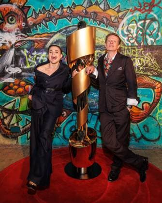 Event - Deutscher Filmpreis 2025 Nominiertenabend Mala Emde und Alexander Scheer beim Nominiertenabend des Deutschen Filmpreises 2025 in der Fotografiska am 05.04.2025 in Berlin. Copyright: xEventpressxKochanx