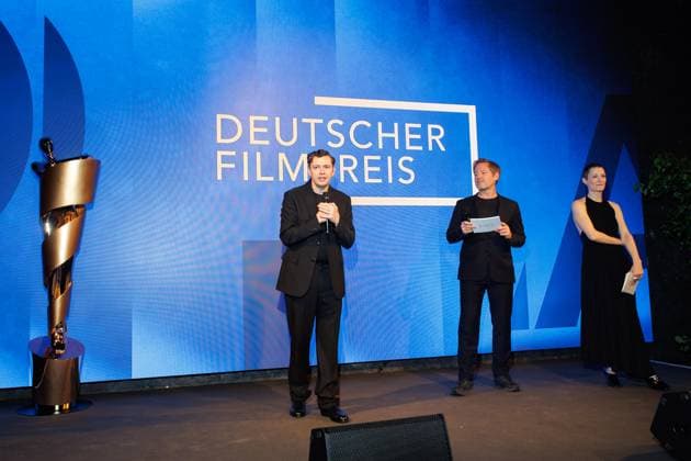 Event - Deutscher Filmpreis 2025 Nominiertenabend Christian Friedel, Florian Gallenberger und Vicky Krieps beim Nominiertenabend des Deutschen Filmpreises 2025 in der Fotografiska am 05.04.2025 in Berlin. Copyright: xEventpressxKochanx