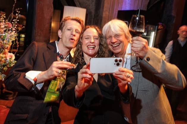 Event - Deutscher Filmpreis 2025 Nominiertenabend Alexander Scheer, Anne Ratte-Polle und Andreas Dresen beim Nominiertenabend des Deutschen Filmpreises 2025 in der Fotografiska am 05.04.2025 in Berlin. Copyright: xEventpressxKochanx