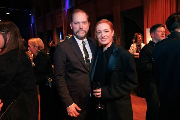 Event - Deutscher Filmpreis 2025 Nominiertenabend Godehard Giese und Leonie Benesch beim Nominiertenabend des Deutschen Filmpreises 2025 in der Fotografiska am 05.04.2025 in Berlin. Copyright: xEventpressxKochanx