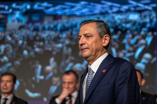 April 6, 2025, Ankara, Turkey: CHP Chairman Özgür Özel seen after his speech. The 21st Extraordinary Congress of the Republican People s Party (CHP) is being held at the Naz?m Hikmet Cultural Center in Ankara with the slogan The Will Belongs to the Nation upon the call of the Republican People s Party (CHP) Chairman Özgür Özel. Özel became the sole candidate for the chairmanship. Before the vote, Özel gave a speech to the party members and then the congress continues behind closed doors to the press. Ankara Turkey - ZUMAs197 20250406_aaa_s197_005 Copyright: xTunahanxTurhanx