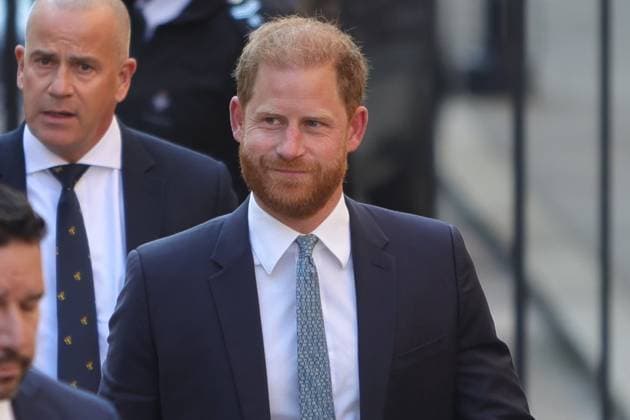Entertainment Themen der Woche KW15 Entertainment Bilder des Tages Image Licensed to Parsons Media. 08 04 2025. London, United Kingdom. Prince Harry Court. Prince Harry, the Duke of Sussex arrives at the Royal Courts of Justice to attend a hearing to decide if he is granted Police Protection when returning to the UK. Royal Courts of Justice .  Copyright: xTobyxShepheardx xParsonsxMediax PAR-9098-0006