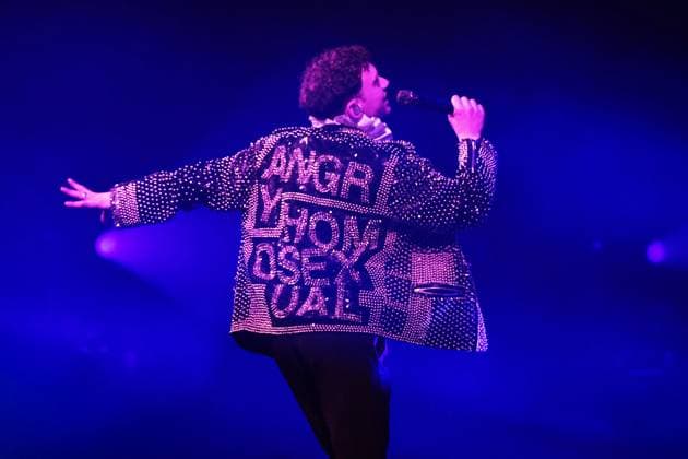 Entertainment Themen der Woche KW15 Olly Alexander performing at Palladium, London LONDON, ENGLAND - APRIL 07: Olly Alexander performing at Palladium on April 07, 2025 in London, England. CAP MAR MAR Great Britain Copyright: xMartinxHarris CapitalxPicturesx