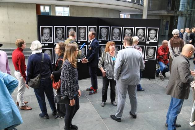 Ausstellungseröffnung Staatssicherheitsinhaftierung Porträt 2023 - 2024 in Berlin Berlin, 8.4..2025 Ausstellungseröffnung Staatssicherheitsinhaftierung Porträt 2023 - 2024 im Paul-Löbe-Haus in Berlin Berlin Deutschland Copyright: xMatthiasxGränzdörferx