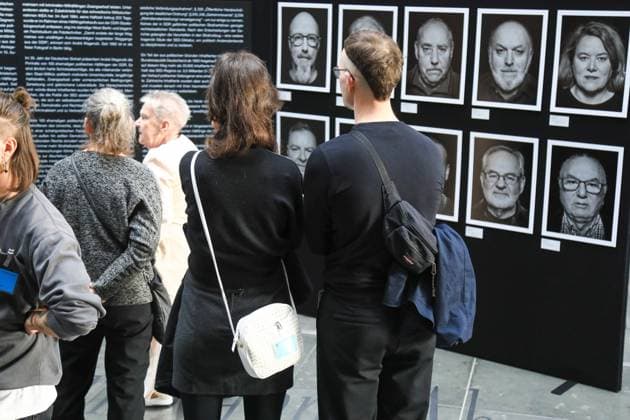 Ausstellungseröffnung Staatssicherheitsinhaftierung Porträt 2023 - 2024 in Berlin Berlin, 8.4..2025 Ausstellungseröffnung Staatssicherheitsinhaftierung Porträt 2023 - 2024 im Paul-Löbe-Haus in Berlin Berlin Deutschland Copyright: xMatthiasxGränzdörferx