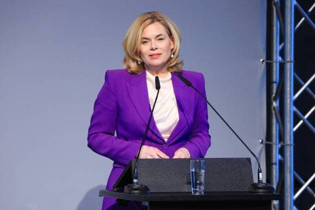 Ausstellungseröffnung Staatssicherheitsinhaftierung Porträt 2023 - 2024 in Berlin Berlin, 8.4..2025 Bundestagspräsidentin Julia Klöckner bei der Ausstellungseröffnung Staatssicherheitsinhaftierung Porträt 2023 - 2024 im Paul-Löbe-Haus in Berlin Berlin Deutschland Copyright: xMatthiasxGränzdörferx