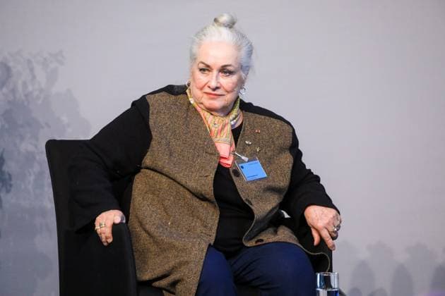 Ausstellungseröffnung Staatssicherheitsinhaftierung Porträt 2023 - 2024 in Berlin Berlin, 8.4..2025 Edda Schönherz bei der Ausstellungseröffnung Staatssicherheitsinhaftierung Porträt 2023 - 2024 im Paul-Löbe-Haus in Berlin Berlin Deutschland Copyright: xMatthiasxGränzdörferx