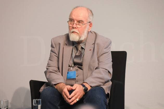 Ausstellungseröffnung Staatssicherheitsinhaftierung Porträt 2023 - 2024 in Berlin Berlin, 8.4..2025 Alexander Latotzky bei der Ausstellungseröffnung Staatssicherheitsinhaftierung Porträt 2023 - 2024 im Paul-Löbe-Haus in Berlin Berlin Deutschland Copyright: xMatthiasxGränzdörferx