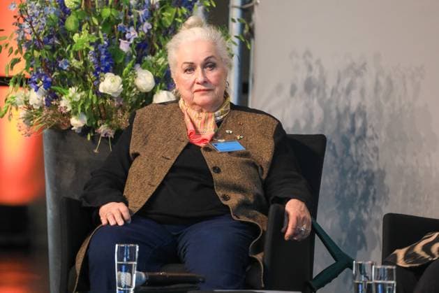 Ausstellungseröffnung Staatssicherheitsinhaftierung Porträt 2023 - 2024 in Berlin Berlin, 8.4..2025 Edda Schönherz bei der Ausstellungseröffnung Staatssicherheitsinhaftierung Porträt 2023 - 2024 im Paul-Löbe-Haus in Berlin Berlin Deutschland Copyright: xMatthiasxGränzdörferx