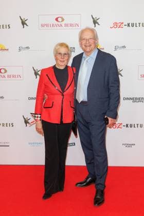 Preisverleihung - B.Z.-Kulturpreis Sabine Rosenthal und Gert Rosenthal beim B.Z.-Kulturpreis 2025 im Theater am Potsdamer Platz am 08.04.2025 in Berlin. Copyright: xEventpressxKochanx