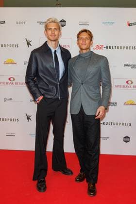 Preisverleihung - B.Z.-Kulturpreis Lucas Hain (Fast Boy) und Felix Hain (Fast Boy) beim B.Z.-Kulturpreis 2025 im Theater am Potsdamer Platz am 08.04.2025 in Berlin. Copyright: xEventpressxKochanx