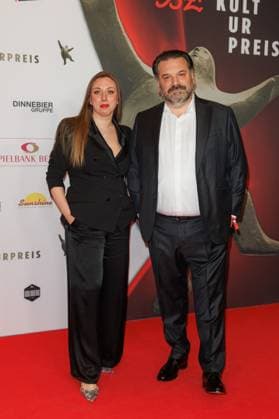 Preisverleihung - B.Z.-Kulturpreis Milena Rosenzweig-Winter und Gideon Joffe beim B.Z.-Kulturpreis 2025 im Theater am Potsdamer Platz am 08.04.2025 in Berlin. Copyright: xEventpressxKochanx