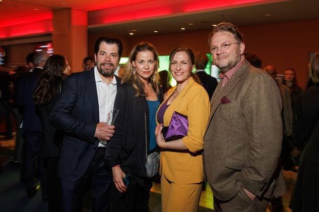 Preisverleihung - B.Z.-Kulturpreis Daniel Fehlow, Jessica Ginkel, Ulrike Frank und Marc Schubring beim B.Z.-Kulturpreis 2025 im Theater am Potsdamer Platz am 08.04.2025 in Berlin. Copyright: xEventpressxKochanx