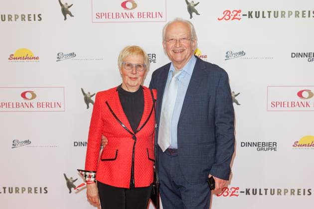 Preisverleihung - B.Z.-Kulturpreis Sabine Rosenthal und Gert Rosenthal beim B.Z.-Kulturpreis 2025 im Theater am Potsdamer Platz am 08.04.2025 in Berlin. Copyright: xEventpressxKochanx