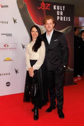 Preisverleihung - B.Z.-Kulturpreis Nadja Jo Klapper und Johannes Heinrichs beim B.Z.-Kulturpreis 2025 im Theater am Potsdamer Platz am 08.04.2025 in Berlin. Copyright: xEventpressxKochanx
