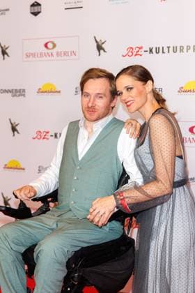Preisverleihung - B.Z.-Kulturpreis Samuel Koch und Sarah Elena Timpe beim B.Z.-Kulturpreis 2025 im Theater am Potsdamer Platz am 08.04.2025 in Berlin. Copyright: xEventpressxKochanx