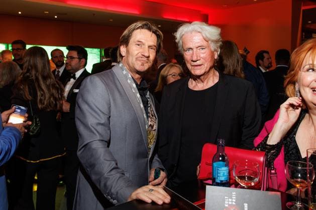 Preisverleihung - B.Z.-Kulturpreis Thure Riefenstein und Jürgen Prochnow beim B.Z.-Kulturpreis 2025 im Theater am Potsdamer Platz am 08.04.2025 in Berlin. Copyright: xEventpressxKochanx