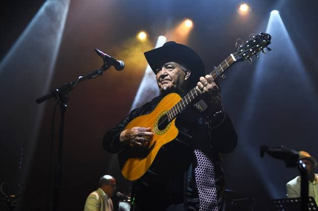 Eliades Ochoa performing at KOKO LONDON, ENGLAND - OCTOBER 29: Eliades Ochoa performing at KOKO on October 29, 2023 in London, England. CAP MAR MAR Great Britain Copyright: xMartinxHarris CapitalxPicturesx
