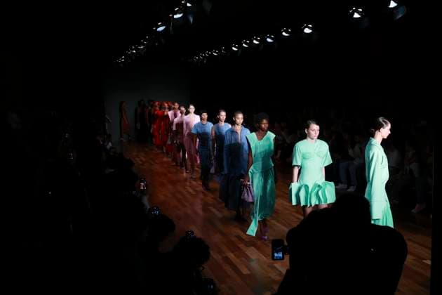 Sao Paulo Fashion Week N59 In Sao Paulo, Brazil, on April 9, 2025, a fashion show by designer Weider Silverio takes place at Sao Paulo Fashion Week N59 at JK Iguatemi in Vila Olimpia. Sao Paulo Sao Paulo Brasil  Copyright: xThenews2x originalFilename: thenews2-fashions250409_npbDG.jpg