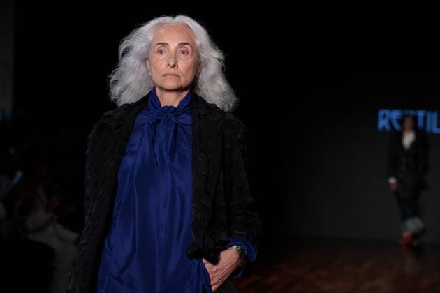 Model on the runway for Reptilia during the 59th edition of Sao Paulo Fashion Week, Model on the runway for Reptilia during the 59th edition of Sao Paulo Fashion Week, held at Shopping JK Iguatemi, in the west zone of Sao Paulo. SoO PAULO SP BRAZIL Copyright: xCicaxNederx