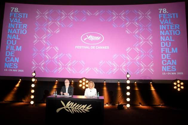 Thierry Frémaux and Iris Knobloch, president of the Cannes Film Festival, announce the selection of the 78th Cannes Film Festival at a press conference at the UGC Montparnasse cinema in Paris Thierry Frémaux, general delegate of the festival, Iris Knobloch, president of the Cannes Film Festival, La sélection du 78ème Festival de Cannes 13 24 mai 2025 présentée lors dune conférence de presse au cinéma UGC Montparnasse à Paris, le 10 avril 2025 Olivier Borde Bestimage The selection of the 78th Cannes Film Festival May 13 24, 2025 presented during a press conference at the UGC Montparnasse cinema in Paris, on April 10, 2025 Paris France Copyright: xOLIVIERxBORDEx xBESTIMAGExOLIVIERxBORDEx xBESTIMAGEx