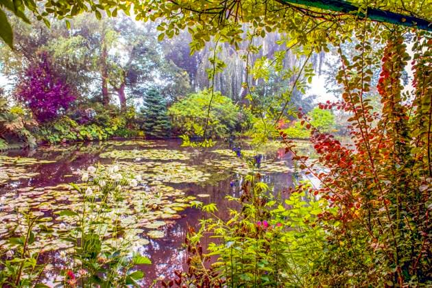 Giverny, France. Landscape view of Claude Monet s famous Japanese water garden.  Copyright: xMurrayxMcCallumxPhotographyx x EU09 MMC0005