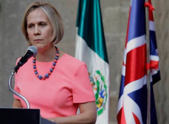 British Embassy In Mexico Inaugurates The Exhibition Heritage And Horizon, Beyond Buildings: The Art Of British Design And Architecture Susannah Goshko, British Ambassador to Mexico, attends the inauguration of the exhibition Heritage and Horizon, Beyond Buildings: The Art of British Design and Architecture at the Museum of World Cultures in Mexico City, Mexico, on April 10, 2025. According to the organizers, this exhibition, which is part of the GREAT Architecture campaign, allows visitors to find photo galleries and models featuring iconic buildings by British architectural figures such as Norman Foster, Thomas Heatherwick, Zaha Hadid, and Elsie Owusu, while Mexico is represented by Sordo Madaleno, a Mexican firm with offices in Lon Copyright: xGerardoxVieyrax originalFilename: vieyra-notitle250410_npUiL.jpg