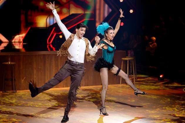 Bilder des Jahres 2025, Entertainment 04 April Golfprofi Diego Pooth und Tänzerin Ekaterina Leonova bei der 18. Staffel der RTL-Tanzshow Lets Dance im Coloneum. Köln, 11.04.2025 NRW Deutschland *** Golf pro Diego Pooth and dancer Ekaterina Leonova at the 18th season of the RTL dance show Lets Dance at the Coloneum Cologne, 11 04 2025 NRW Germany Copyright: xChristophxHardtx