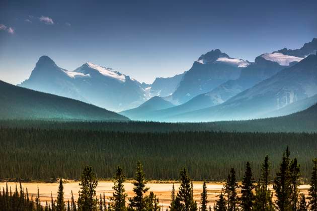 Creative Highlights World Rocky Mountain Valley Forest in Banff National Park Alberta Canada Canada, Alberta, Calgary CR_KSWG250412-1701089-01