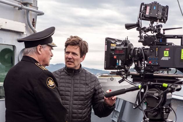 The Command (2018) - filmstill Behind the scenes photo of Thomas Vinterberg & Peter Simonischek The Command (2018) Kursk (2018) - - - EDITORIAL USE ONLY Copyright: xMikaxCotellonx