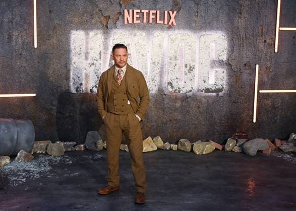 Entertainment Themen der Woche KW16 Entertainment Bilder des Tages Tom Hardy attends Havoc World Premiere at the BFI IMAX in London, England. UK. Tuesday 15th April 2025. Copyright: xJamesxWarrenx HAVOC - WORLD PREMIERE6