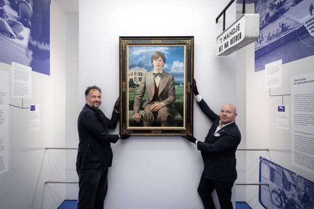 Entertainment Themen der Woche KW16 Entertainment Bilder des Tages AMSTERDAM - The painting Portrait of Rik by Carel Willink will be hung at the Amsterdam Museum. The museum bought the work by the Amsterdam painter together with the Rijksmuseum. ANP RAMON VAN FLYMEN netherlands out - belgium out  Copyright: xx x524680446x originalFilename: 524680446.jpg