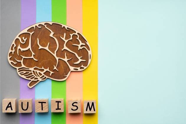 Mock up of the human brain on a colorful background. Six cubes with the inscription autism. , 58853584.jpg, autism, awareness, health, child, day, kids, autistic, unique, psychology, disability, brain, always, mental, disorder, spectrum, help, care, intelligent, world, support, week, classroom, concept, treatment, disease, language, speech, totally, behavior, different, mysterious, sometimes, syndrome, symbol, developmental, education, people, school, international, fundraising, handicapped, national, understanding RECORD DATE NOT STATED