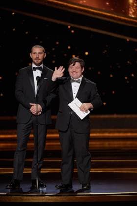 Telecast of The 92nd Oscars Shia LaBeouf and Zack Gottsagen present the OscarÂ® for Live Action Short Film during the live ABC Telecast of The 92nd OscarsÂ® at the DolbyÂ® Theatre in Hollywood, CA on Sunday, February 9, 2020. Hollywood CA USA Copyright: xBlainexOhigashix
