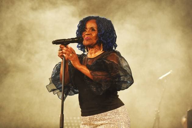 P.P. Arnold performing at Union Chapel, London LONDON, ENGLAND - MAY 14: P.P. Arnold (Patricia Ann Cole) performing at Union Chapel, London on May 14, 2022. CAP MAR MAR Great Britain UK Copyright: xMartinxHarris CapitalxPicturesx