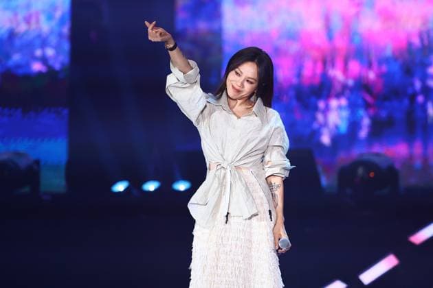 KKBOX Music Awards in Taipei TAIPEI, CHINA - APRIL 19, 2025 - Female singer Tanya Chua participated in the KKBOX Music Awards in Taipei, China on April 19, 2025. Taipei Taiwan China  Copyright: xCFOTOx i1745137243407