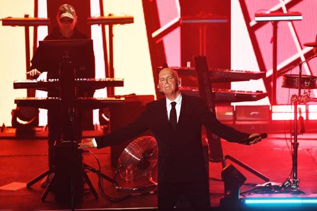 Pet Shop Boys performing at KOKO LONDON, ENGLAND - MAY 26: Neil Tennant and Chris Lowe of ˜Pet Shop Boys™ performing at KOKO on May 26, 2024 in London, England. CAP MAR MAR Great Britain Copyright: xMartinxHarris CapitalxPicturesx