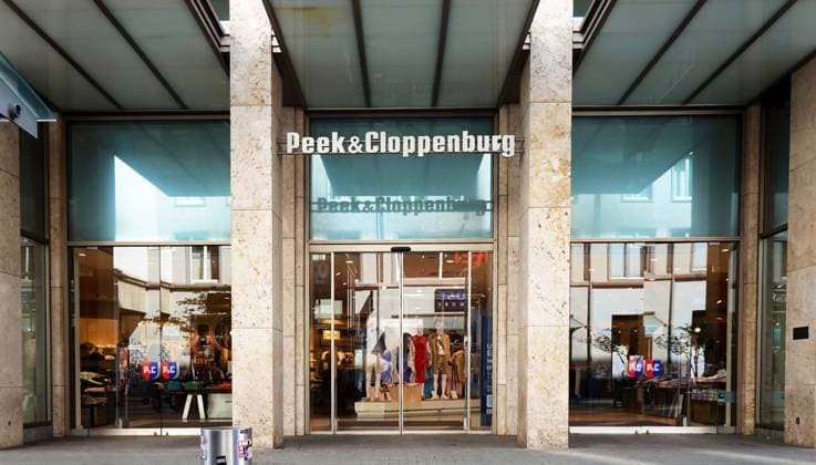 Eingang Peek & Cloppenburg Filiale in Hannover Am Kröpcke - gesehen am 16.04.2025 *** Entrance Peek Cloppenburg store in Hanover Am Kröpcke seen on 16 04 2025