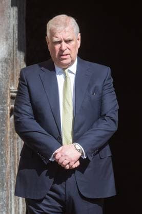 April 20, 2025, London, England, United Kingdom: Prince ANDREW, Duke of York, arrives at St George s Chapel for the Easter Mattins service in Windsor Castle. London United Kingdom - ZUMAs262 20250420_zip_s262_117 Copyright: xTayfunxSalcix