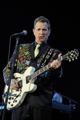 Chris Isaak performing at Bluesfest at the O2 Arena LONDON, ENGLAND - OCTOBER 28: Chris Isaak performing at Bluesfest at the O2 Arena on October 28, 2017 in London, England. CAP MAR MAR Great Britain Copyright: xMartinxHarris CapitalxPicturesx