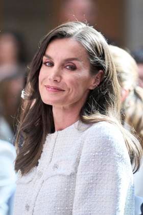 24-04-2025 Madrid Queen Letizia at the presentation of the 47th edition of the childrens and youth literature El Barco de Vapor and Gran Angular awards in Madrid. No Spain Â  Copyright: xPPEx