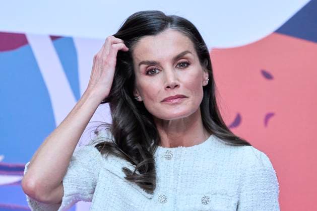 24-04-2025 Madrid Queen Letizia at the presentation of the 47th edition of the childrens and youth literature El Barco de Vapor and Gran Angular awards in Madrid. No Spain Â  Copyright: xPPEx