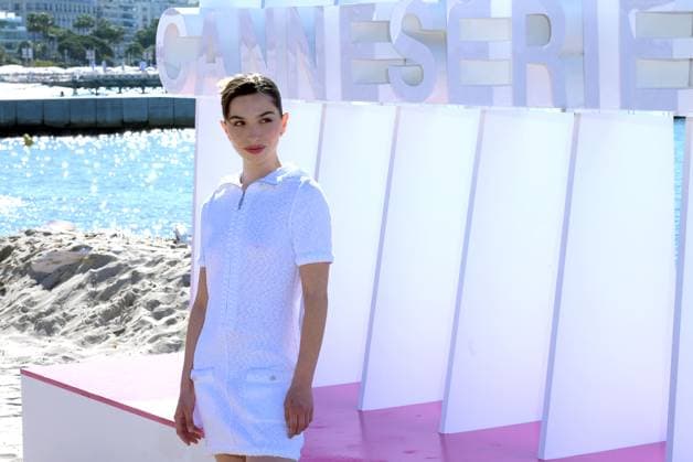 Cannes - 8th Canneseries International Festival - Marie Colomb (Madame Figaro rising star award)  Copyright: xAlbertoxTerenghi Ipax xipa-agency.netx xAlbertoxTerenghix IPA_Agency_IPA56871767
