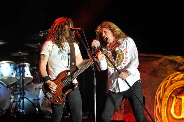 Whitesnake performing at Ramblin Man Fair 2016 KENT, ENGLAND - JULY 23: Michael Devin and David Coverdale of Whitesnake performing at Ramblin Man Fair, Mote Park, Maidstone on July 23, 2016 in Kent, England. CAP MAR MAR Great Britain Copyright: xMartinxHarris CapitalxPicturesx