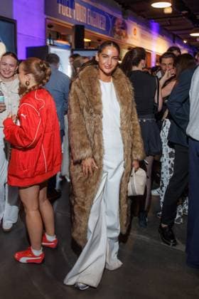 Fashion Show - ABOUT YOU Fashionmania Nellie Thalbach und Tanja Makaric bei der ABOUT YOU Fashionmania by AYFW in der Uber Eats Music Hall am 25.04.2025 in Berlin. Copyright: xEventpressxKochanx